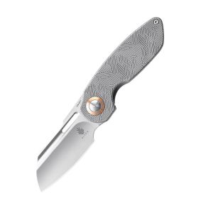 Kizer Ki3569A1 October 20CV Blade Grey Titanium Handle 2.93"