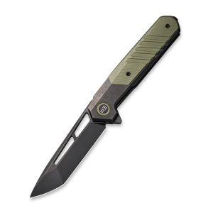 WE Knife WE20073-2  Arsenal Flipper Knife Titanium Handle With G10 Integral Spacer 3.56''