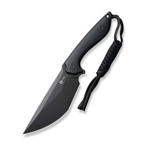 CIVIVI C21047-1 Concept 22 Fixed Blade Knife Black G10 Handle