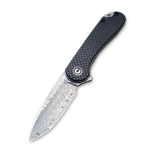 CIVIVI C907DS Elementum Flipper Knife Carbon Fiber Overlay On G10 Handle