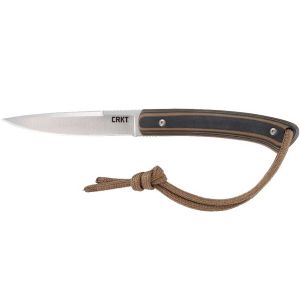 CRKT Biwa Fixed Blade Knife Brown/Black 2382 