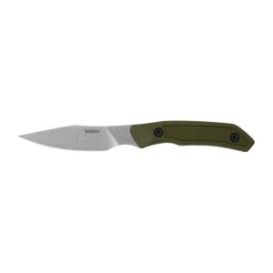 Kershaw 1882 Deschutes Caper Fixed Blade Knife Green 3.3"