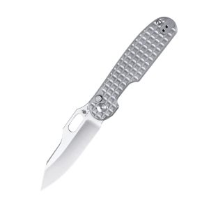 Kizer Ki4562A4 Cormorant Button Lock Gray Titanium 3.23"