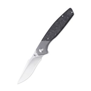 Kizer Ki4572A1Grazioso Frame Lock Knife Black Titanium & Carbon fiber  3.35" 2022 New