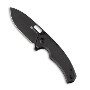 Sencut SA06A Acumen Flipper Knife Black G10 Handle 2.98"