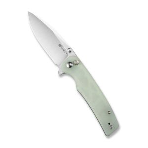 Sencut S21007-4 Sachse Flipper & Button Lock & Thumb Stud Knife G10 Handle