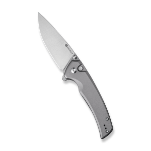 Sencut S21022B-3 Serene Gray Aluminium Handle Flipper Knife 