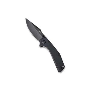 Sencut  SA02C Actium Thumb Stud Black G10 Handle Knife