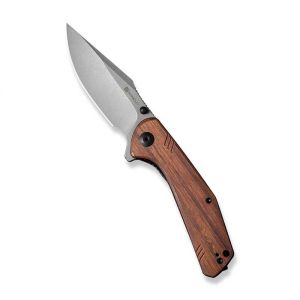 Sencut SA02F Actium Thumb Stud Cuibourtia Wood Handle Knife