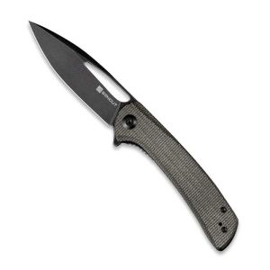 Sencut SA07B Honoris Flipper Knife Gray Micarta Handle