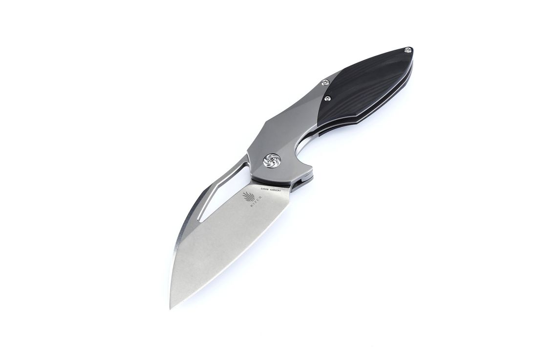 Kizer Ki4502A1 Megatherium Carbon Fiber  3.6" Stonewash