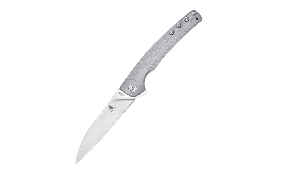 Kizer Ki3457A3 Splinter Titanium Silver 3.375"