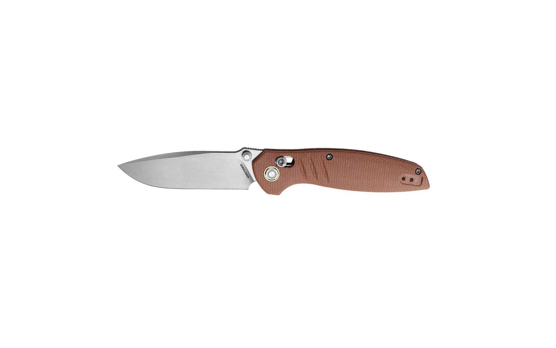 Vosteed Corsair CS29NWMZ Crossbar Lock Stonewash Blade Micarta Handle