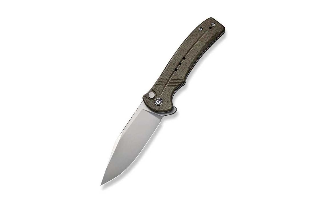 CIVIVI Cogent C20038D-5 Flipper & Button Lock Knife Micarta Handle