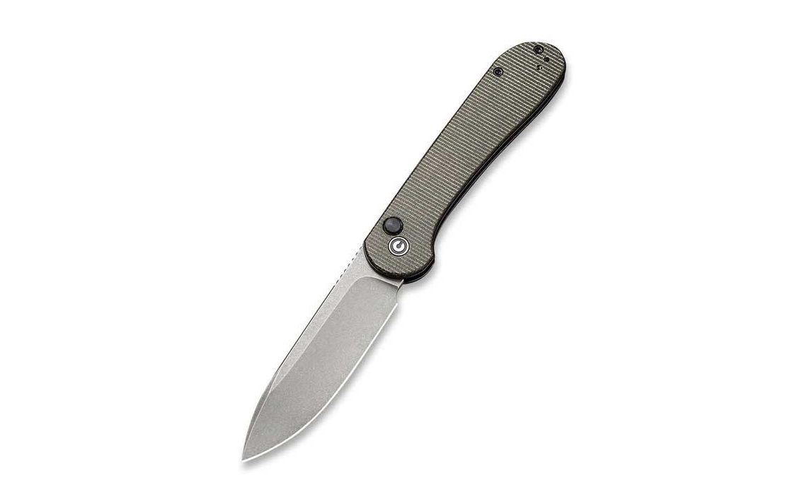 CIVIVI C2103C Button Lock Elementum Micarta Handle Pocket Knife