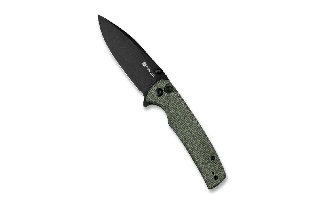 Sencut S21007-2 Sachse Button Lock & Thumb Stud Handle Knife