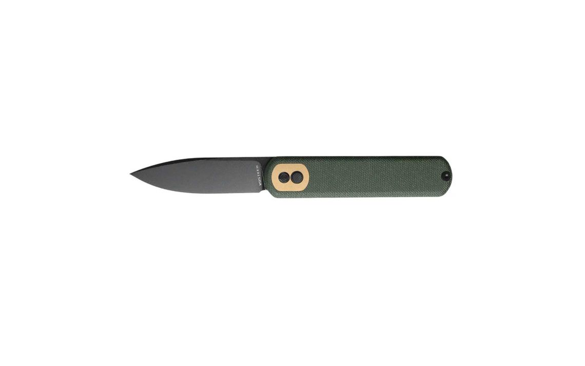 Vosteed Corgi CG3SVM1 Trek Lock and Green Micarta Handle