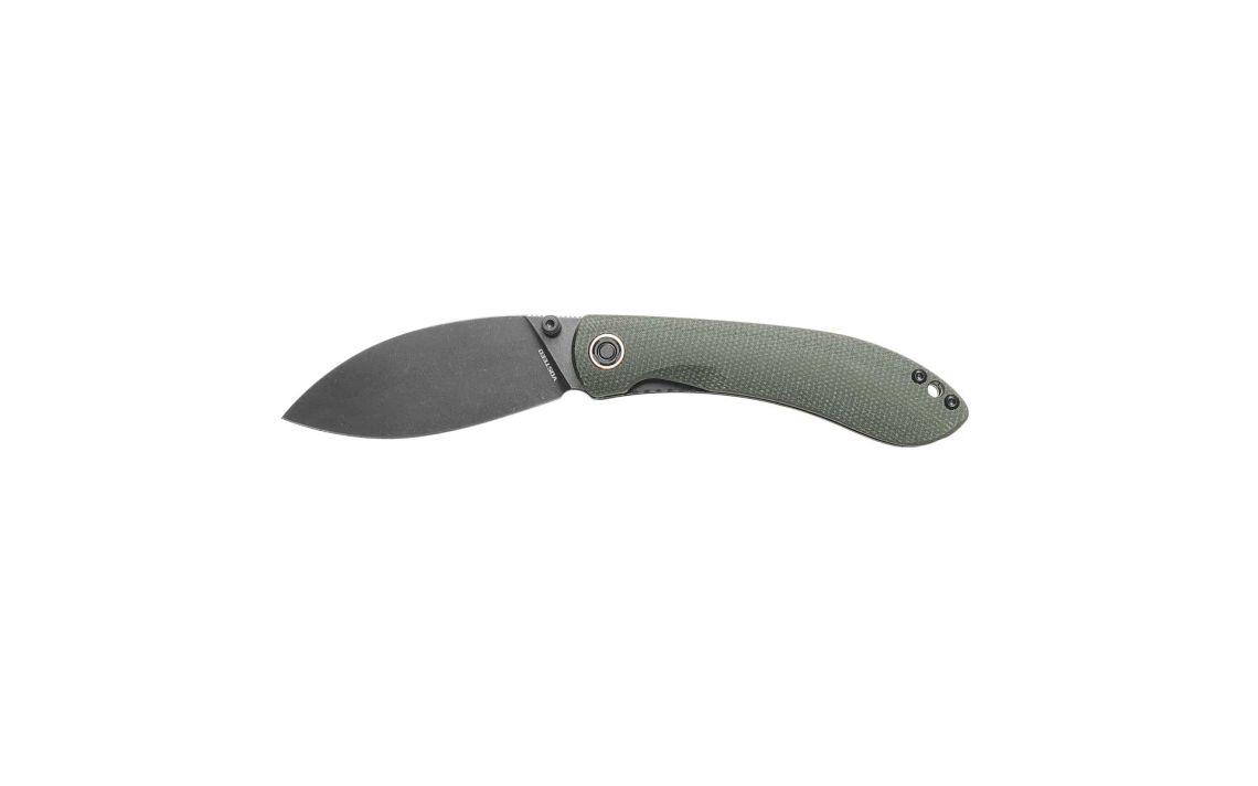 Vosteed Nightshade TS NSTS32NPMN Liner Lock and Green Micarta Handle