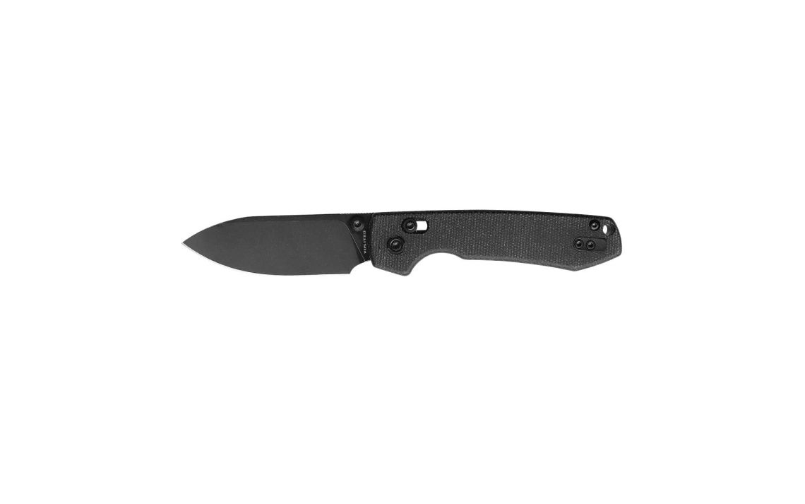 Vosteed Raccoon CB RCCB32VPMH Crossbar Lock Stonewash Blade Black Micarta Handle